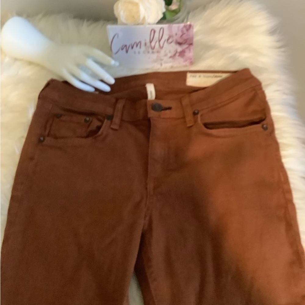 Rag & Bone Mid-Rise Skinny Leg Jeans